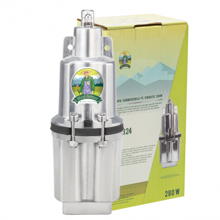 Pompe, motopompe, sisteme de irigat si stropit - Pompa submersibila vibratie 0,55 kW, 4/70 m, 2000 l/h, 1/2", GF-1324-S001-G02