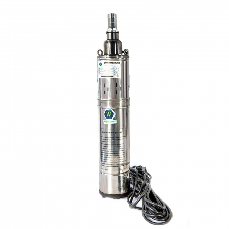 Deteriorat!! pompa submersibila Wertcraft, cap inox, pentru apa curata, 1.1 kW, 3 m³/h, 15 m cablu, racord 1", inaltime refulare 120 m [2]