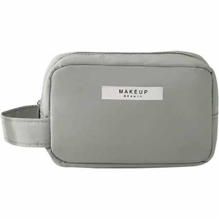 Ingrijire personala si Cosmetice - Portfard, Flippy, cu Maner, Material Impermeabil, pentru Cosmetice, 16 x 11 x 7 cm, Verde