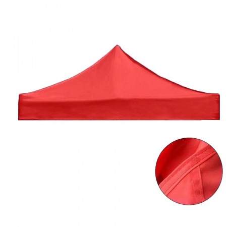 Prelata,copertina pentru acoperis cort tip pavilion Flippy, 3 x 3 m , impermeabila, invelis din material textil oxfort 700D, cauciucat Rosu [1]