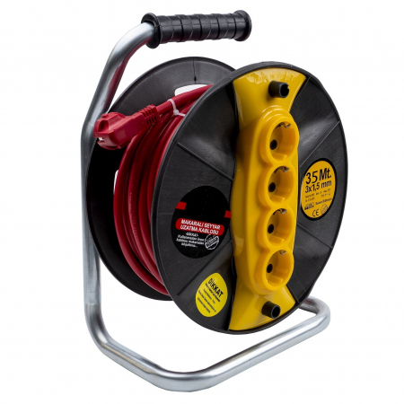 Iluminat & electrice - Prelungitor pe rola cu tambur 35M 3X1.5