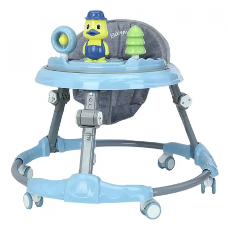 Premergator pentru copii cu jucarii, zornaitoare, ratoi, Bleu [0]
