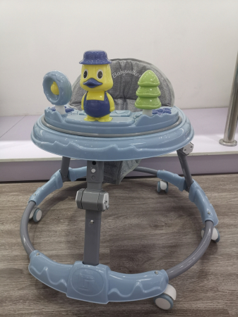 Premergator pentru copii cu jucarii, zornaitoare, ratoi, Bleu [1]