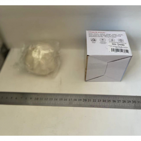 Presa Manuala pentru Usturoi, Flippy, Model Usturoi, 7 x 7.5 cm, din Plastic, Alb [1]