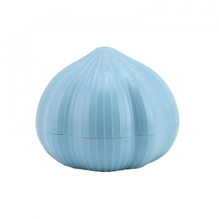 Ustensile de bucatarie - Presa Manuala pentru Usturoi, Flippy, Model Usturoi, 7 x 7.5 cm, din Plastic, Albastru Deschis