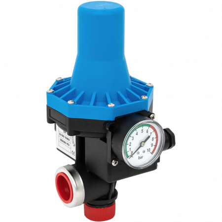Piese si accesorii hidrofoare - Presscontrol EPC-3 (presostat) electronic automat 1 Tol, 1.1kw, 10bar, GALBEN/ALBASTRU