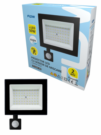  Becuri - Proiector LED 30W 6500K Lumina Rece FLOW – FPL30W