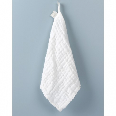 Articole copii - Prosop Absorbant, Flippy, din Bumbac, 6 Straturi, 30 x 30 cm, Alb