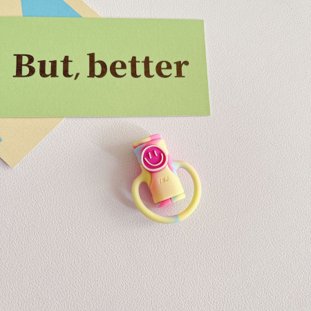 Protectie cablu USB, din silicon, model 1, multicolor [3]