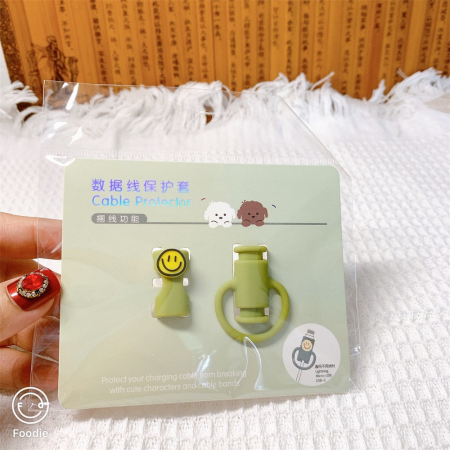 Protectie cablu USB Flippy, din silicon, model 3, multicolor [1]