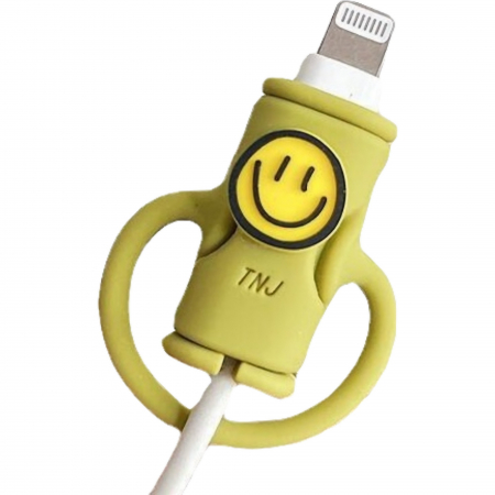 Sub 99 Lei - Protectie cablu USB Flippy, din silicon, model 3, multicolor