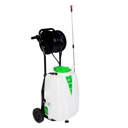 Pulverizator cu acumulator Micul Fermier, volum 40 litri, cu roti [8]