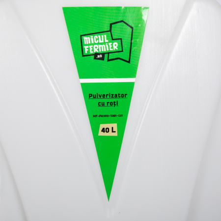 Pulverizator cu acumulator Micul Fermier, volum 40 litri, cu roti [4]