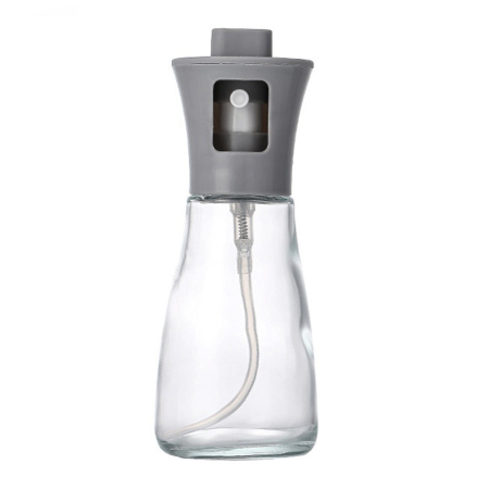 Suporturi și organizatoare de bucătărie - Pulverizator pentru Ulei, Flippy, Pulverizator din Sticla pentru Otet sau Alte Lichide, Simplu Reincarcabil, Multifunctionale, 17.3 x 5.6 cm, Capacitatea 170 ml, Gri