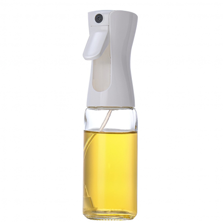 Pentru Casa si Camping - Pulverizator pentru Ulei, Otet sau Alte Lichide, Flippy, Reincarcabil, Multifunctionale, Capacitatea 200 ml, Material Plastic, Culoare Alb