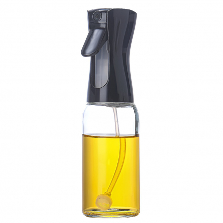 Pentru Casa si Camping - Pulverizator pentru Ulei, Otet sau Alte Lichide, Flippy, Reincarcabil, Multifunctionale, Capacitatea 200 ml, Material Plastic, Culoare Negru