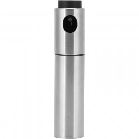 Ustensile de bucatarie - Pulverizator ulei Flippy, spray, material otel inoxidabil, manual, 100 ml, 17.7 x 4 cm, argintiu