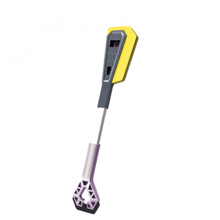 Pentru Casa si Camping - Racleta Auto pentru Zapada cu Doua Capete, Flippy, Universala, Deszapezire Masina, cu Maner Lung, Ergonomica, Detasabila, pentru Geamuri si Caroserie, Usor de Utilizat, 67x12.5 cm, Mov