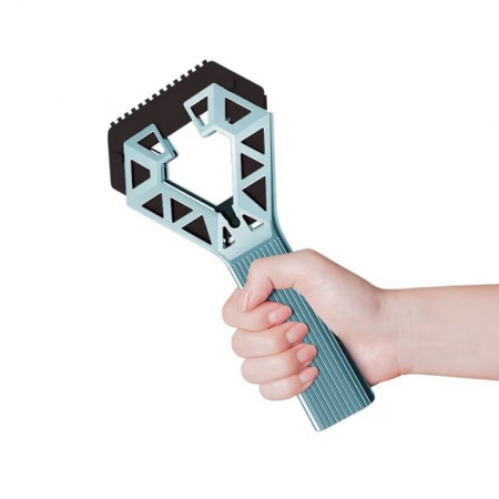 Racleta Auto pentru Zapada cu un Capat, Flippy, Universala, Deszapezire Masina, cu Maner, Ergonomic, Detasabila, pentru Geamuri si Caroserie, Usor de Utilizat, 23.5x4.3 cm, Albastru [3]