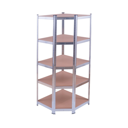Casă și camping - Raft de colt galvanizat 70x45x180 cm pentru depozitare ROTOR