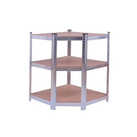 Raft de colt galvanizat 70x45x180 cm pentru depozitare ROTOR [2]