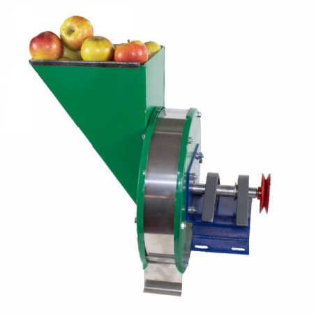 Lichidare Razatoare fructe Vinita, manuala fulie atasare motor, Cuva inox [3]