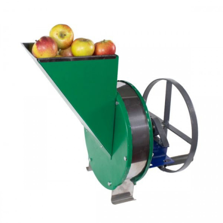 Gradina - Razatoare fructe manuala, fulie atasare motor, Partial Inox Vinita, 200 kg/h