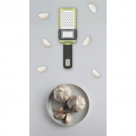 Razatoare Multifunctionala, Flippy, pentru Ustuoi, Branza, Cascaval, 20.3 x 5.8 x 3.3 cm, Verde/Gri [2]