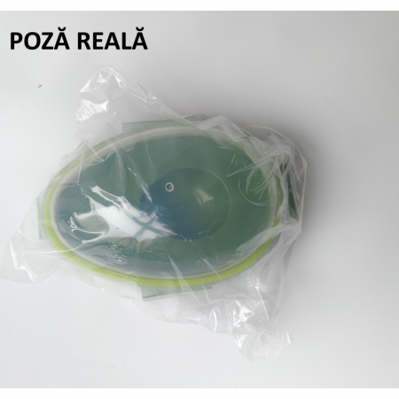 Lichidare Recipient de Depozitare Avocado, Flippy, Etans, pentru Frigider, din Plastic, Mentinere Proaspata, 15.3x11x8 cm, Verde [11]