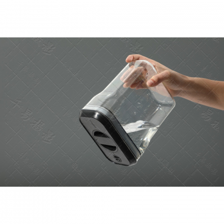 Recipient din Plastic, Flippy, pentru Alimente/Obiecte, Inchidere Ermetica Rotire 90 grade, 2l, 20.5 x 10.5 x 27 cm, Transparent [3]