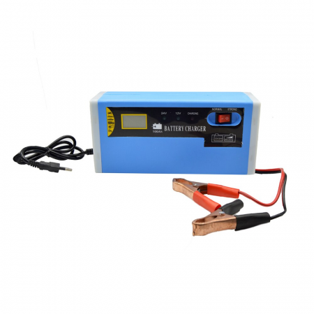 Redresor auto standard 12/24V, 10A, afisaj LED, 200Ah [1]