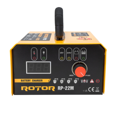 Redresor auto ROTOR RP-22M, 220-240 V, 12/24 V, 20/15 A, pentru baterii pana la 400 Ah [2]