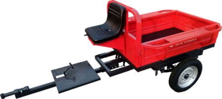 Remorci - Remorca motocultor Rotakt REM400, capacitate 400 kg, basculabila