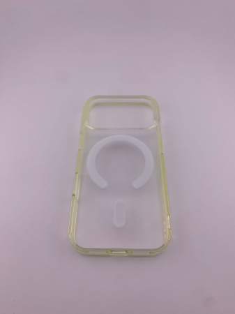 RESIGILAT - Husa Telefon, Flippy, Compatibila Apple iPhone 17 Pro Max, MagSafe, Antisoc, din Silicon + TPU, Transparent [1]