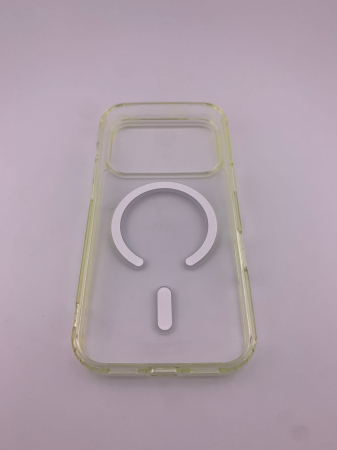 RESIGILAT - Husa Telefon, Flippy, Compatibila Apple iPhone 17 Pro Max, MagSafe, Antisoc, din Silicon + TPU, Transparent [2]