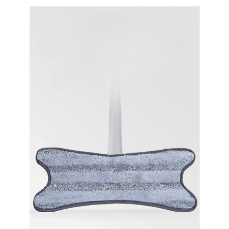 Rezerva Mop Plat, Flippy, din Fibre Superfine, Lavabila, 15 x 38 cm, Argintiu [1]