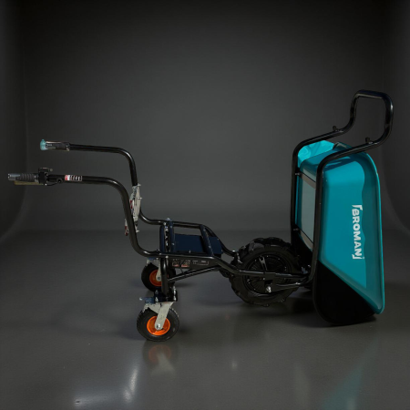 Roaba electrica Broman TRE, 2 in 1, cuva basculabila, 500 W, 6 Ah, 150 kg [1]