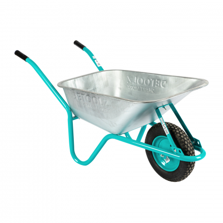 Roaba metalica pentru constructii si gradina, 85 L volum cuva [0]