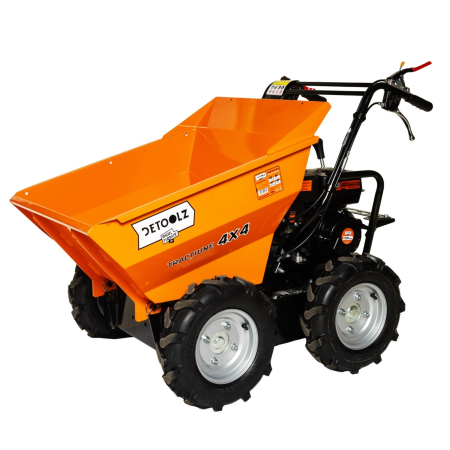 Roaba motorizata Detoolz, 7.5 CP, 212 cc, benzina 4T, capacitate cuva 300 Kg, 4 viteze [4]