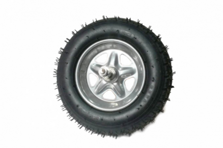 Roabe & accesorii - Roata roaba Micul Fermier 3.50-8, janta gri, cu ax