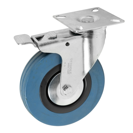 Vehicule si Accesorii - Roata pivotanta Detoolz, cauciuc+PP 125x27mm CF G01