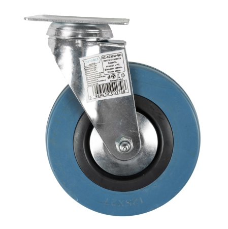 Roata pivotanta Detoolz, cauciuc+PP 125x27mm G01 [1]