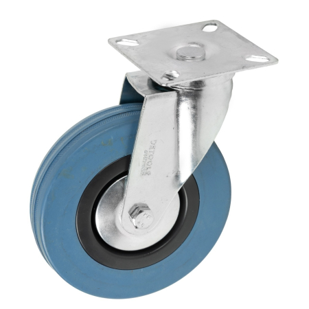 Vehicule si Accesorii - Roata pivotanta Detoolz, cauciuc+PP 125x27mm G01