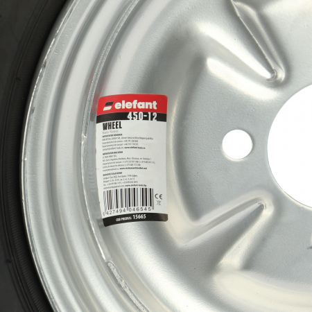 Lichidare Roata Pneumatica pentru Remorca cu Janta din Fier 450-12 [2]