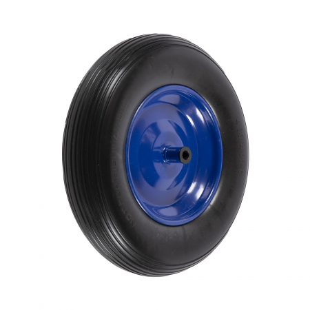 Roata roaba pentu ax subtire 400-8 SPUMA(albastra) [3]
