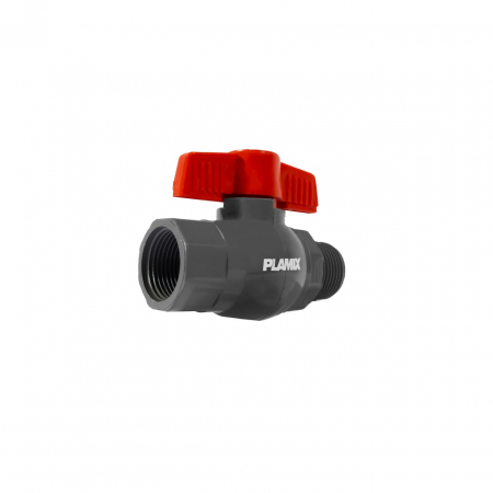 Pentru Casa si Camping - Robinet apa filet interior-exterior PLAMIX PVM - 1/2&quot; PVC