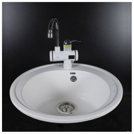 Robinet electric Aquatic Elefant SC30H35X, 3000W, Afisaj LED, Cartus ceramic, Temperatura apa 30-40 grade [0]