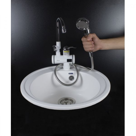 Robinet electric Aquatic Elefant SC30H35X Para dus, 3000W, Afisaj LED, Cartus ceramic, Temperatura apa 30-40 grade [0]