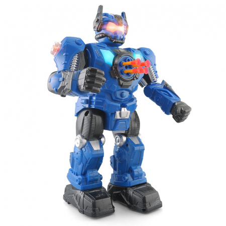 Jucarii, Copii & Bebe - Robot de jucarie cu telecomanda, lansator de sageti si functii inteligente,sunete si lumini – Mech Warrior