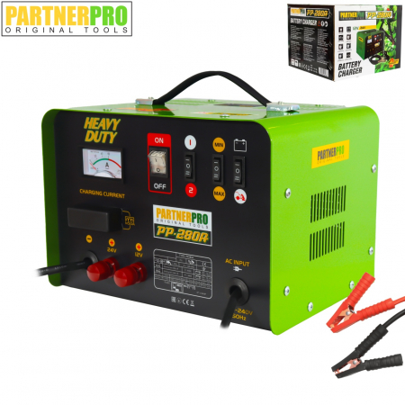 Echipamente pentru sudura - Robot pornire auto PARTNERPRO PP-280A, 12/24 V, 280 A / 1000W